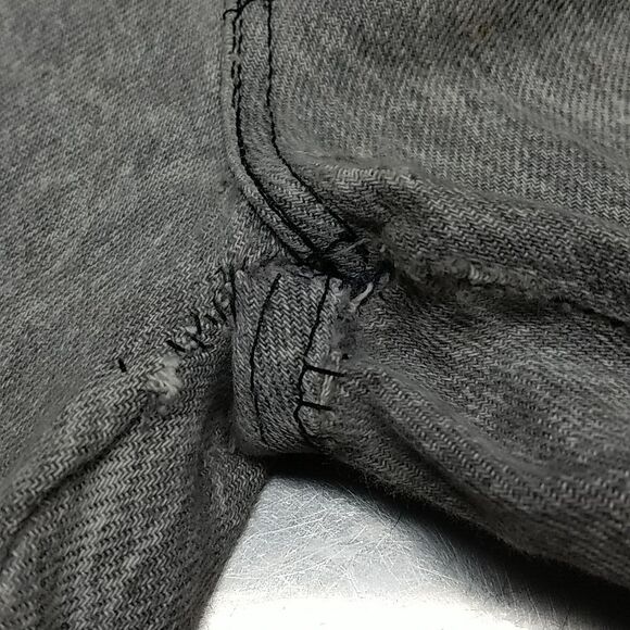 Vintage 80s Bristol Blues Stone Wash Boot Cut Jean's Sz 34" W x … - Picture 10 of 11